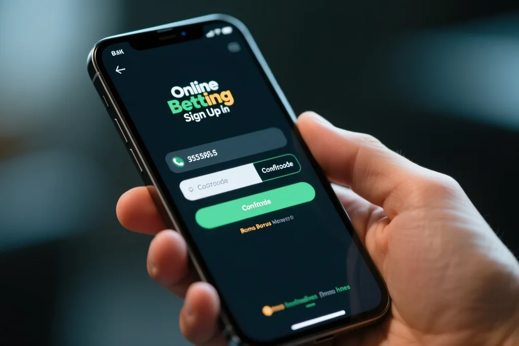 Registo com número de telemóvel