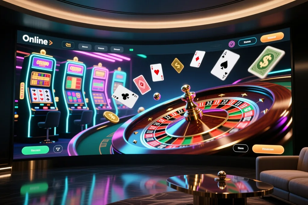 O que é um casino online